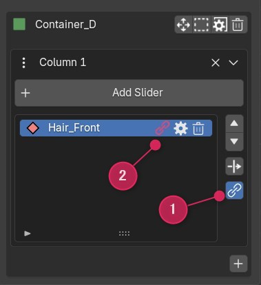 Linked Driver panel